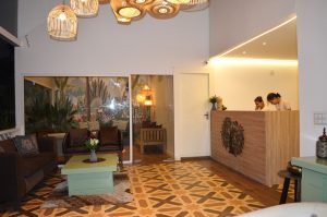 Boutique luxury resort in Vagator Goa with modern design, private pool, and tropical ambiance